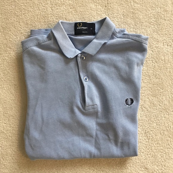 Fred Perry Light Blue Polo - Picture 1 of 5